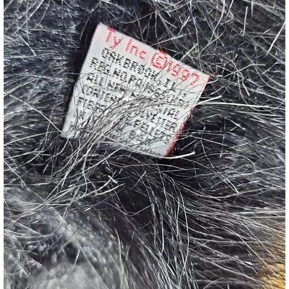 TY Yappie Yorkshire Terrier Yorkie Plush Puppy 1997 10" Soft‎ Floppy Dog - Picture 9 of 10